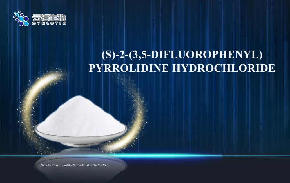 (S) -2- (3,5-difluorofenil) pirolidino hidrochloridas